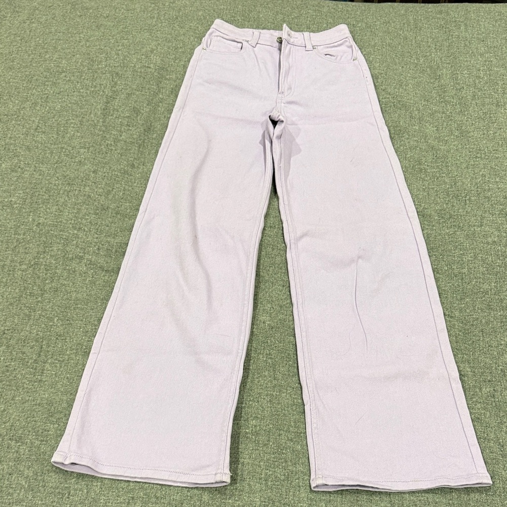 Divided Lavender Wide Leg Flare Jeans